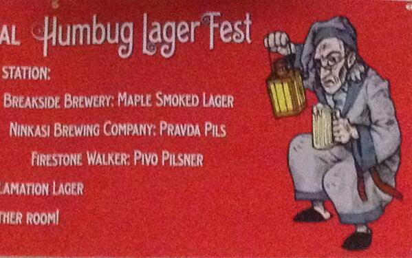 Tweet: The maple smoked lager is wunderbar! http://t.co/g…
