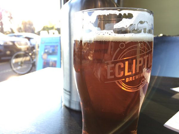 Tweet: JH2 on tap at @EclipticBrewing. Wonderful beer to…