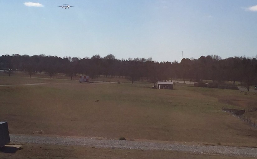 Tweet: That dot is a coyote at the Charlotte airport. It’…