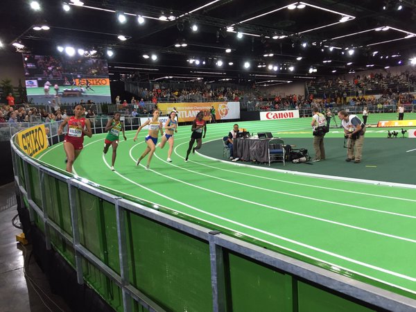 Tweet: Wilson just won the first heat of the 800m. 2:00.6…