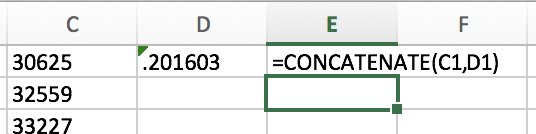 Tweet: Huh. Concatenate in Excel 2016 for the Mac is bust…